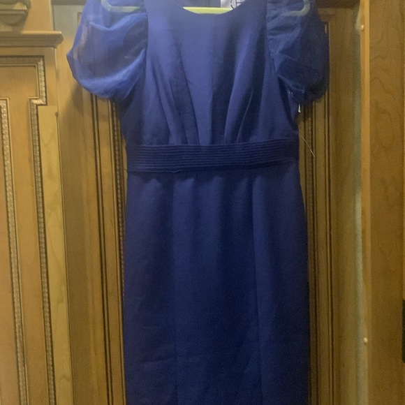 NWOT JS Collections HARLEY PUFF COCKTAIL DRESS Size 8 - Picture 6 of 12